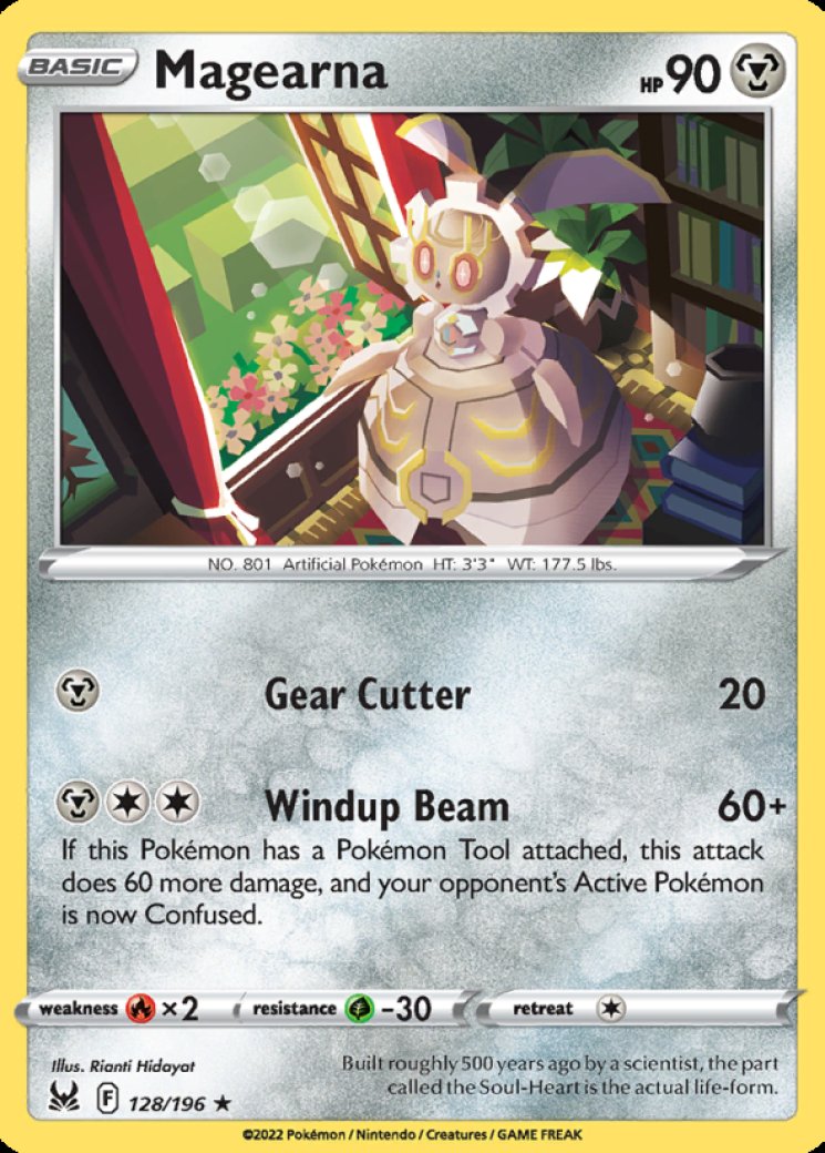 magearna v pokemon card price HOLO Magearna V 128/195 NM / M