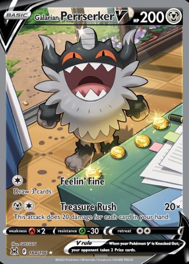 Galarian Perrserker V (Alternate Full Art)