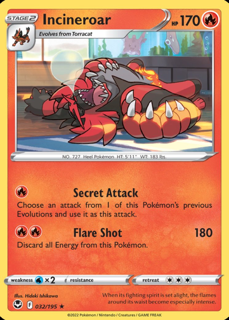 Incineroar GX - Sun & Moon - Pokemon Card Prices & Trends