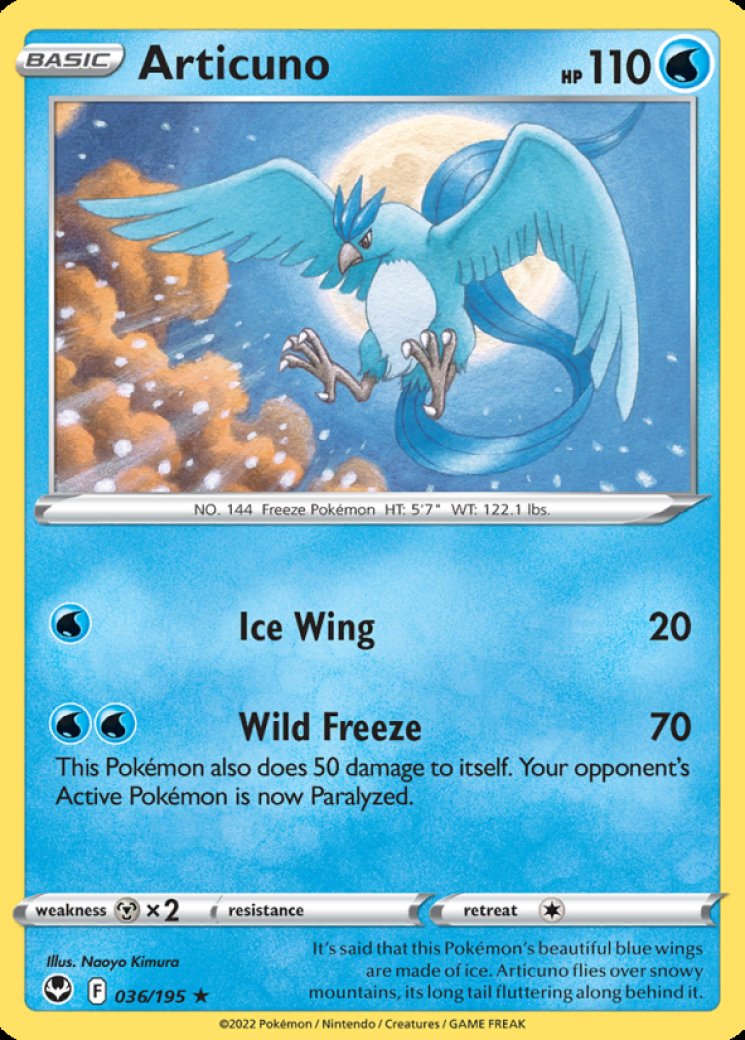 Galarian Articuno V (Full Art) - Chilling Reign - Pokemon Card Prices &  Trends