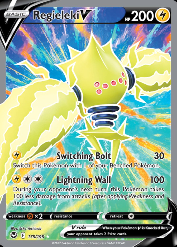 Regieleki V (Full Art) - Silver Tempest - Pokemon Card Prices & Trends