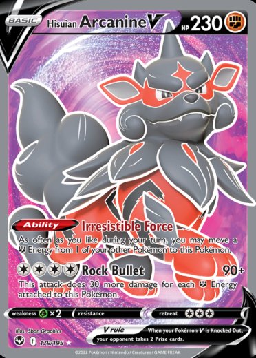 Hisuian Arcanine V (Full Art)