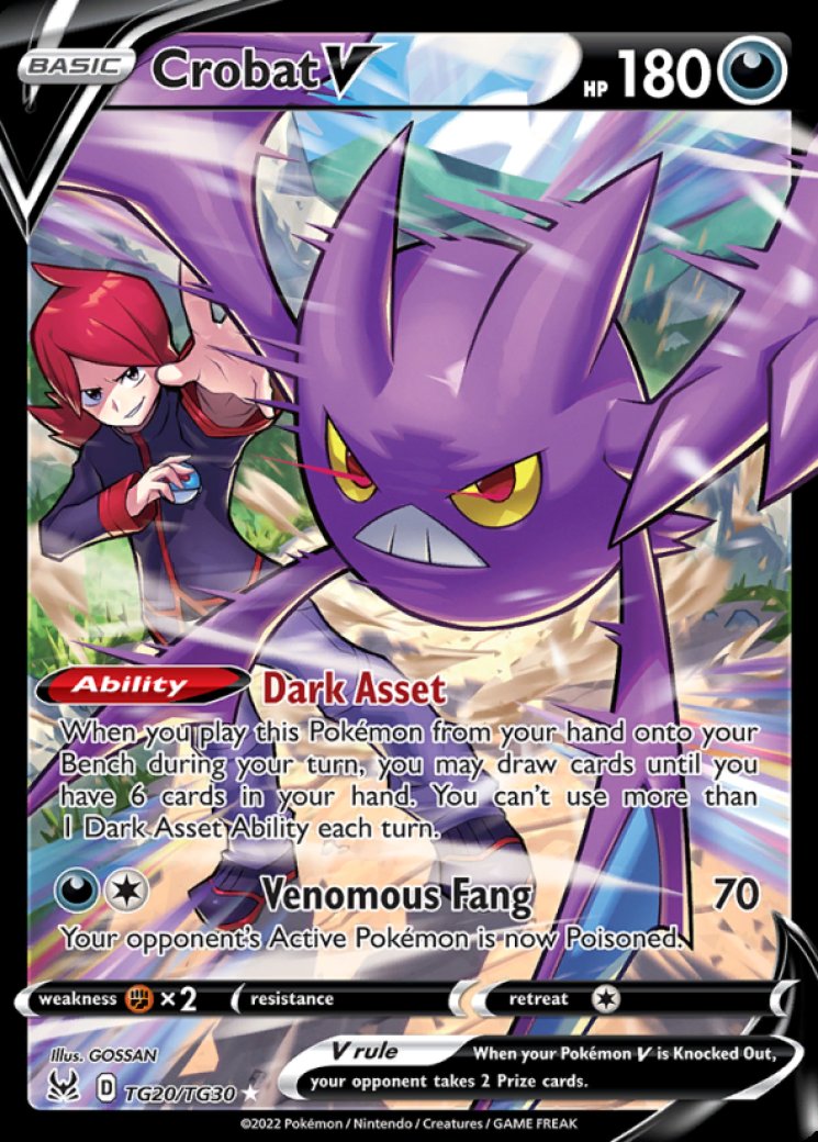 Crobat V - Lost Origin Trainer Gallery - Pokemon Card Prices & Trends
