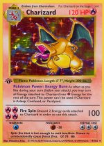 first generation pokemon card prices Uncut sheet of rare first-edition Pokmon cards, including two shadowless  Charizards, appears at auction