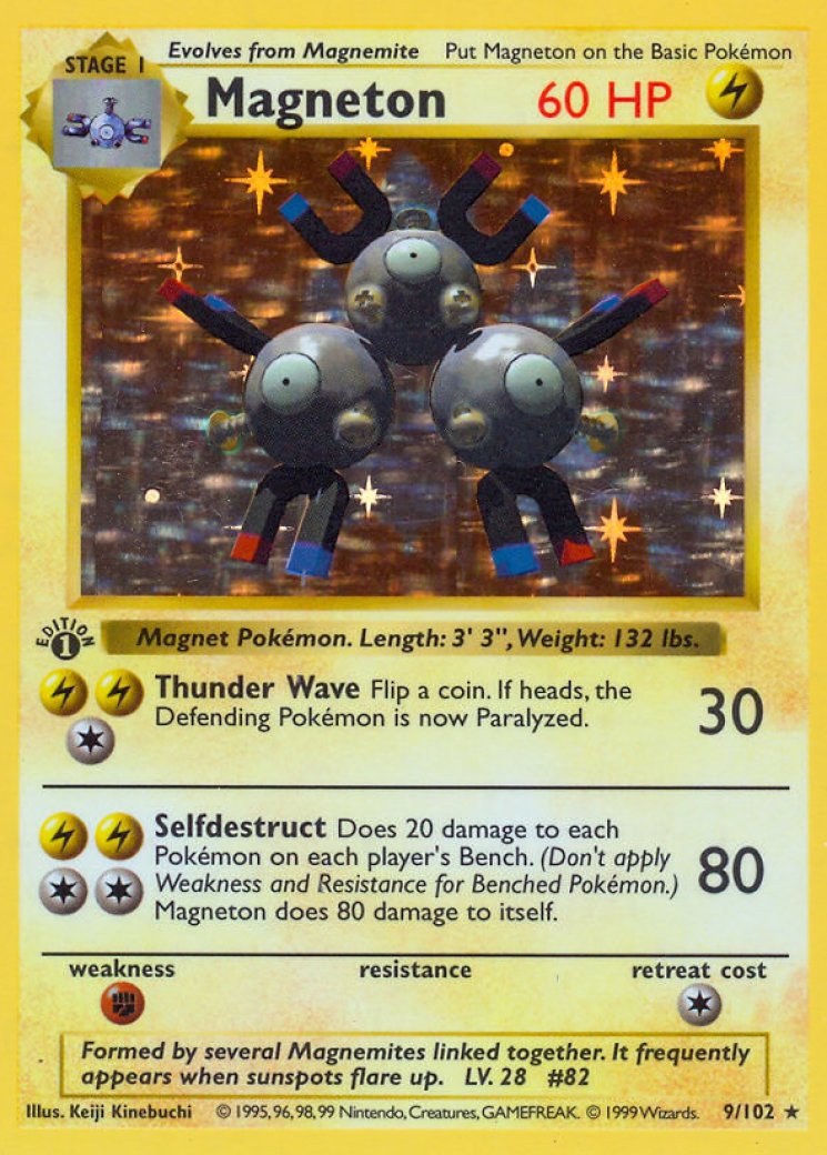 Base Set Theme Deck - "Blackout" (Revised Base Set Reprint Run) - Pokemon  Card Prices & Trends