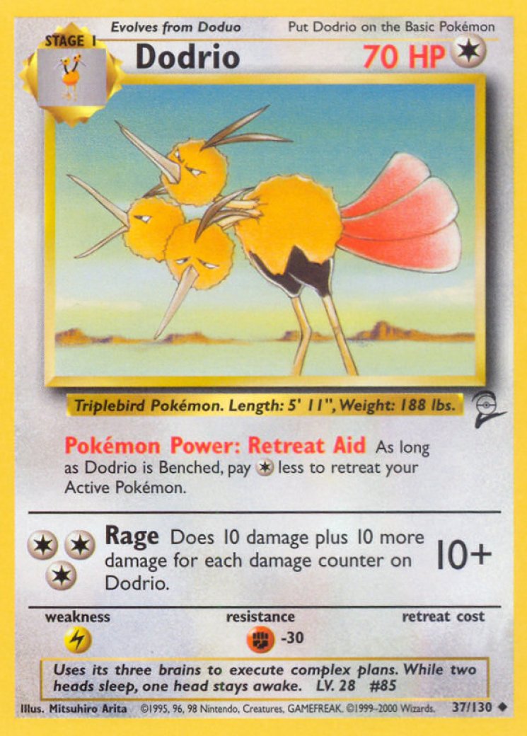 Dodrio 37/130 Price 2026 | Base Set 2
