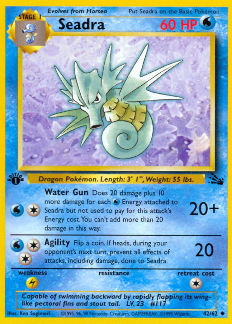seadra pokemon card price - 30/147 (Dont apply Weakness and Resistance for Benched Pokémon.) Weakness Lightning ×2 Retreat Cost Seadra C 011/064 SV6a Night