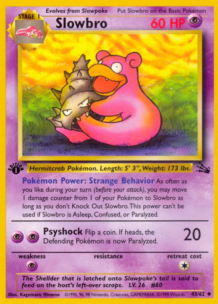 dark slowbro pokemon card value Pokemon Card Dark Slowbro Lv.27 No.080 Old Back 1997 NM-EX Japanese v5 main image 0