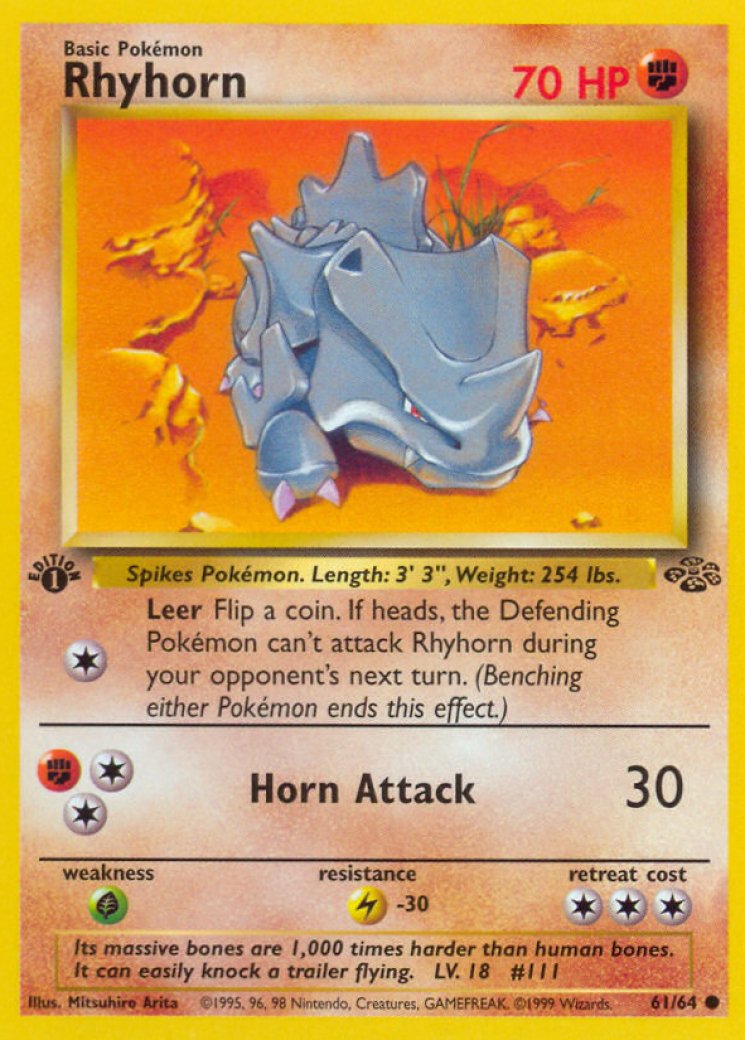 Rhyhorn - Pokemon Card Prices & Trends