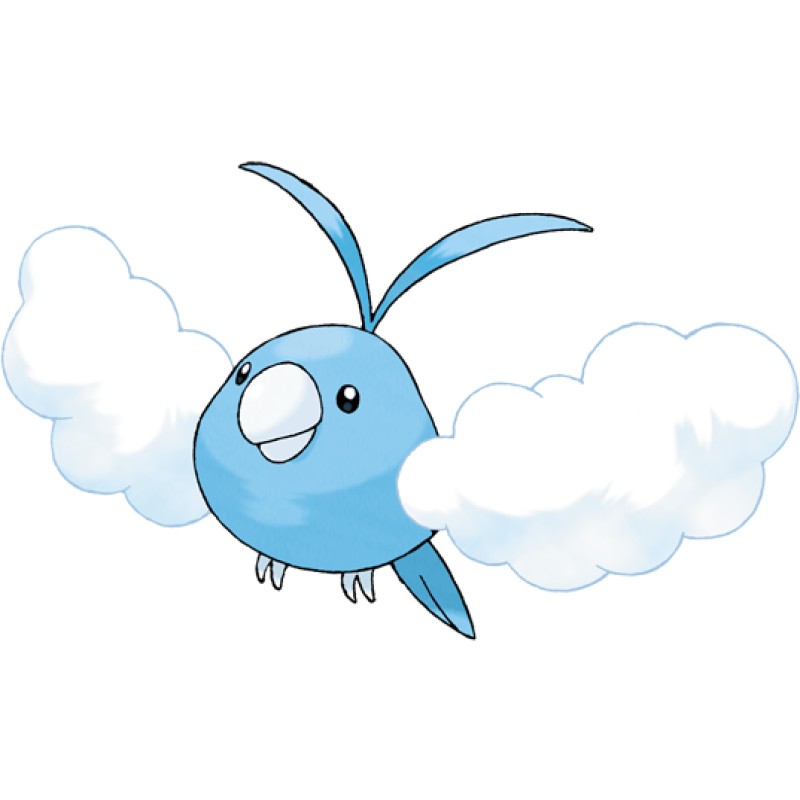 swablu pokemon card POKMON GAME sv4M 054/066 C Colorless Mirror Move If Swablu was damaged by an attack during your opponents last turn Swablu - SV03: Obsidian Flames