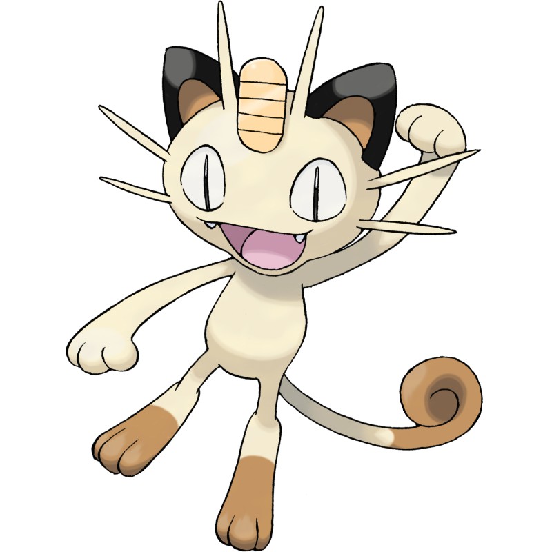 real pokemon cards back Meowth - Jungle main image 1