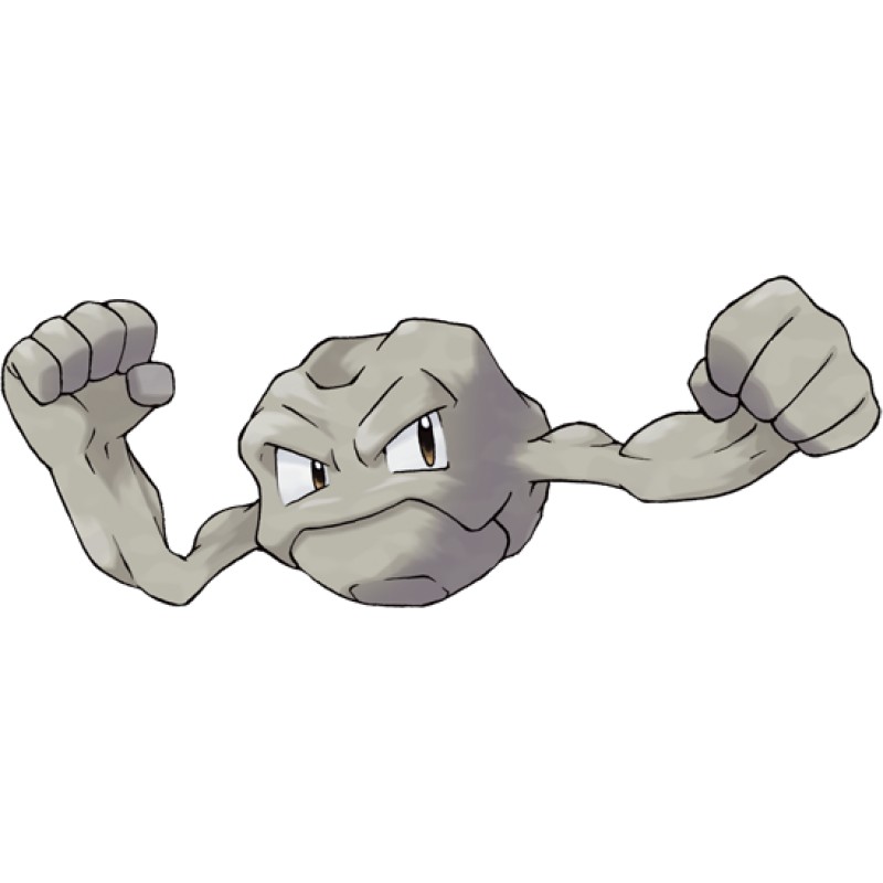 holographic ancient mew pokemon card value 040/145 - Alolan Geodude Pokemon Card main image 1