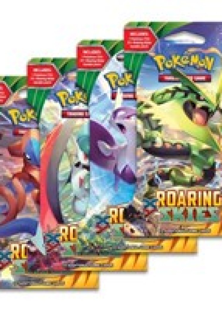 Roaring Skies Sleeved Booster Pack Art Bundle [Set of 4]