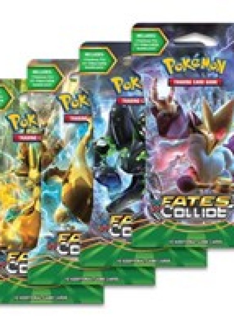 Fates Collide Sleeved Booster Pack Art Bundle [Set of 4]