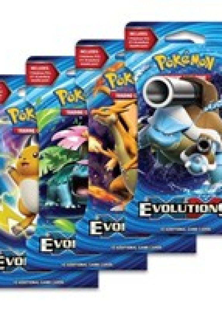 Evolutions Sleeved Booster Pack Art Bundle [Set of 4]