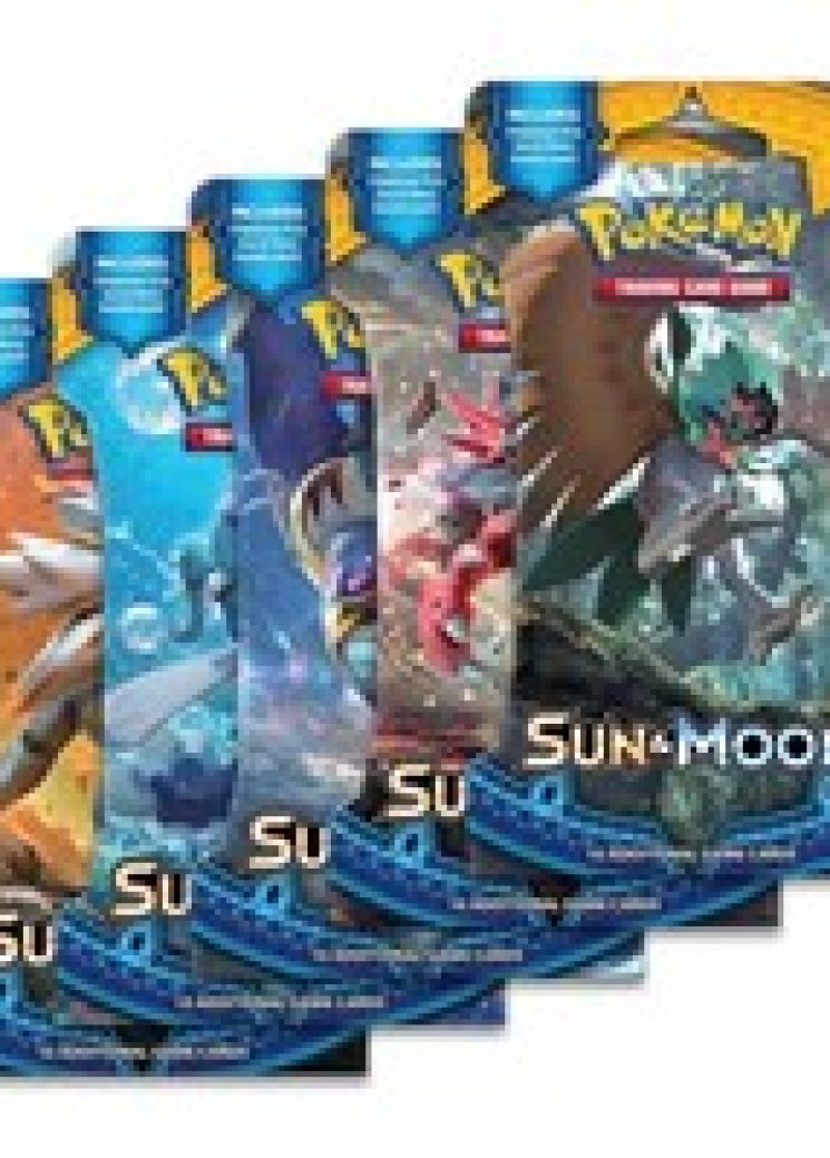 Sun & Moon Sleeved Booster Pack Art Bundle [Set of 5]