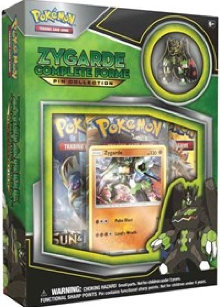Zygarde Complete Forme Pin Collection