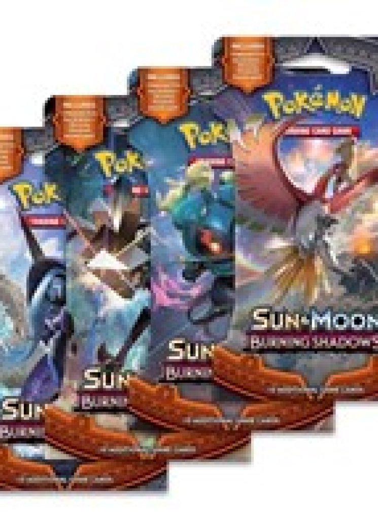 Burning Shadows Sleeved Booster Pack Art Bundle [Set of 4]