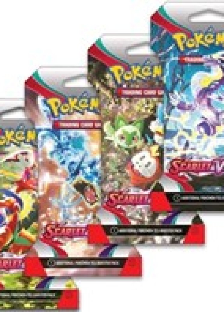 Scarlet & Violet Sleeved Booster Pack Art Bundle [Set of 4]