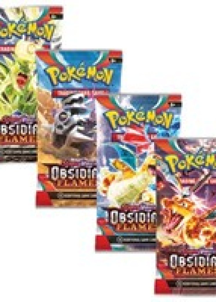 Obsidian Flames Booster Pack Art Bundle [Set of 4]
