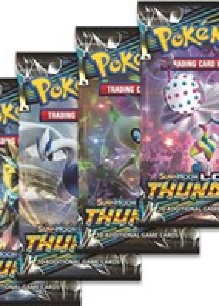 Lost Thunder Booster Pack Art Bundle [Set of 4]