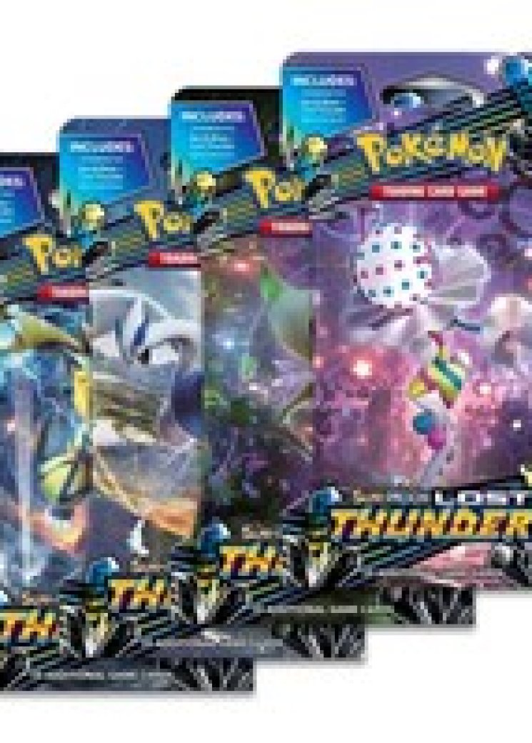 Lost Thunder Sleeved Booster Pack Art Bundle [Set of 4]