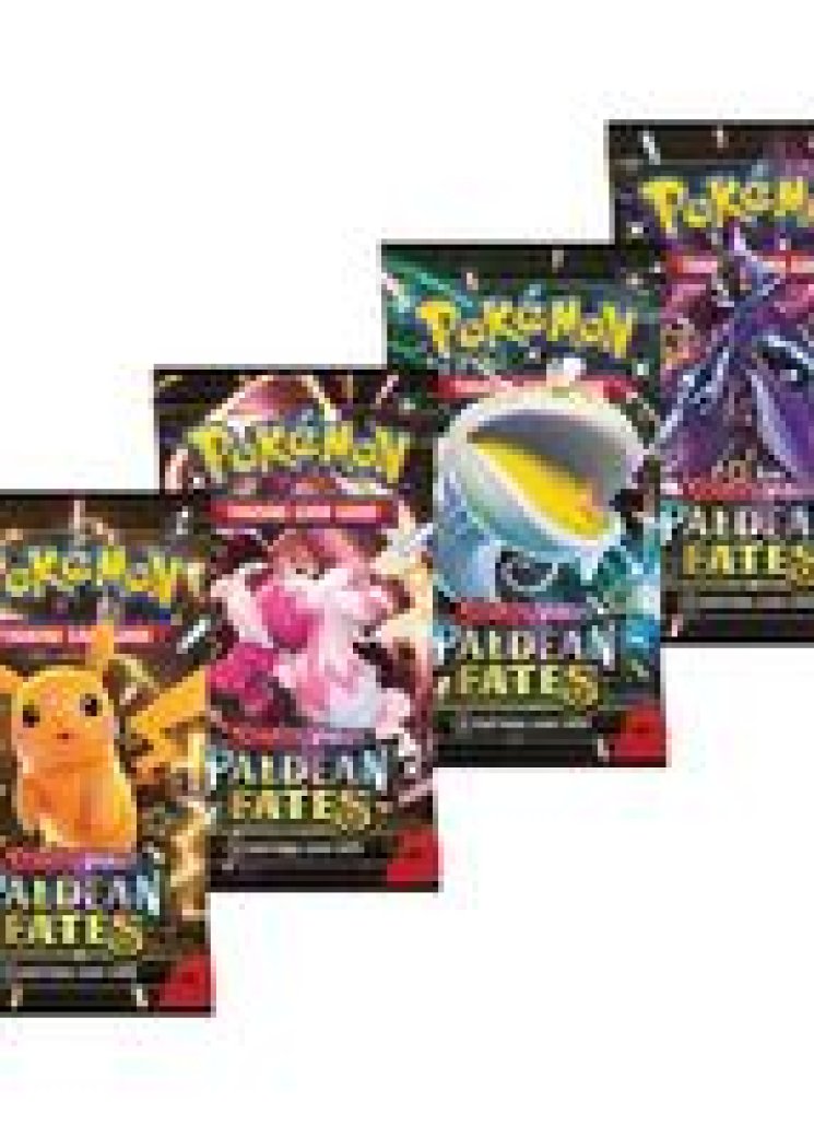 Paldean Fates Booster Pack Art Bundle [Set of 4]