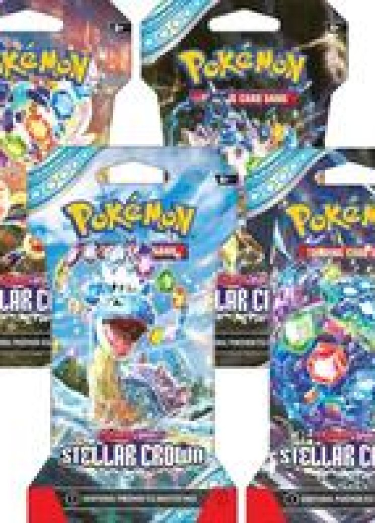 Stellar Crown Sleeved Booster Pack Art Bundle [Set of 4]