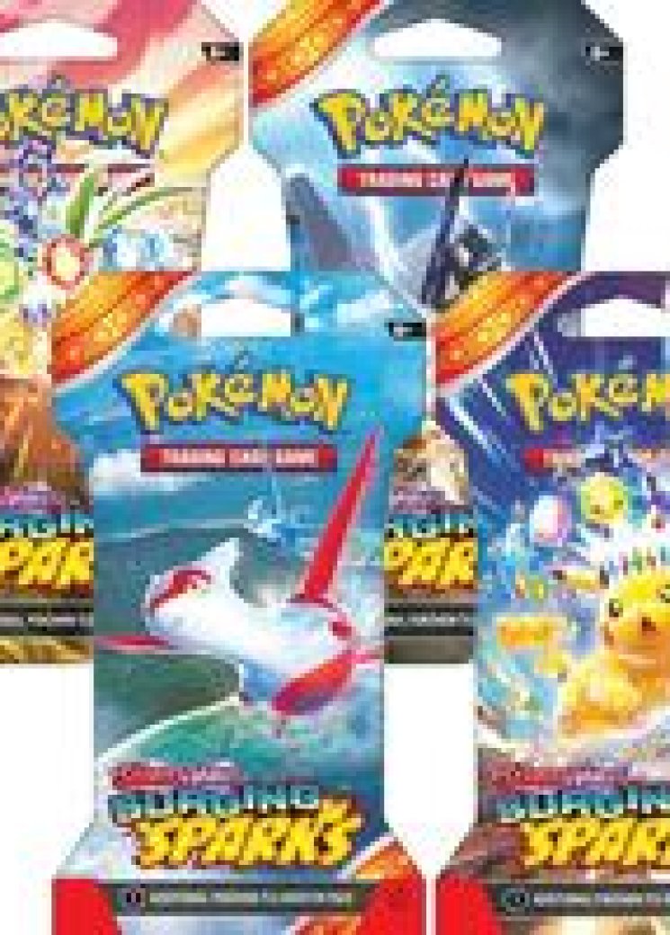 Surging Sparks Sleeved Booster Pack Bundle [Set of 4]