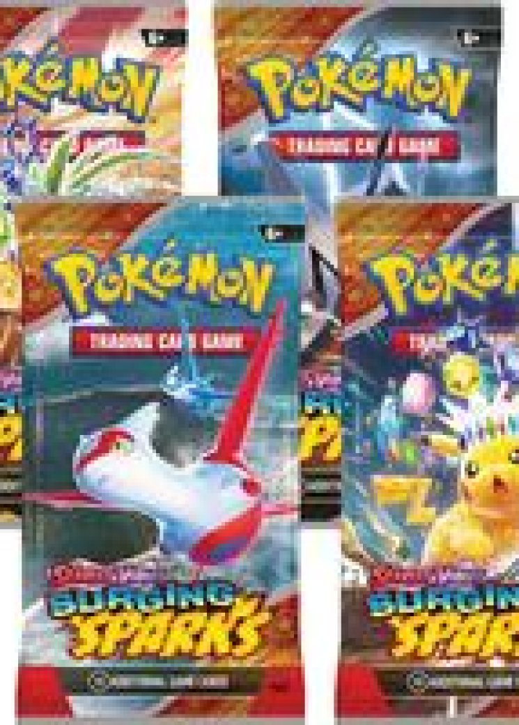 Surging Sparks Booster Pack Art Bundle [Set of 4]