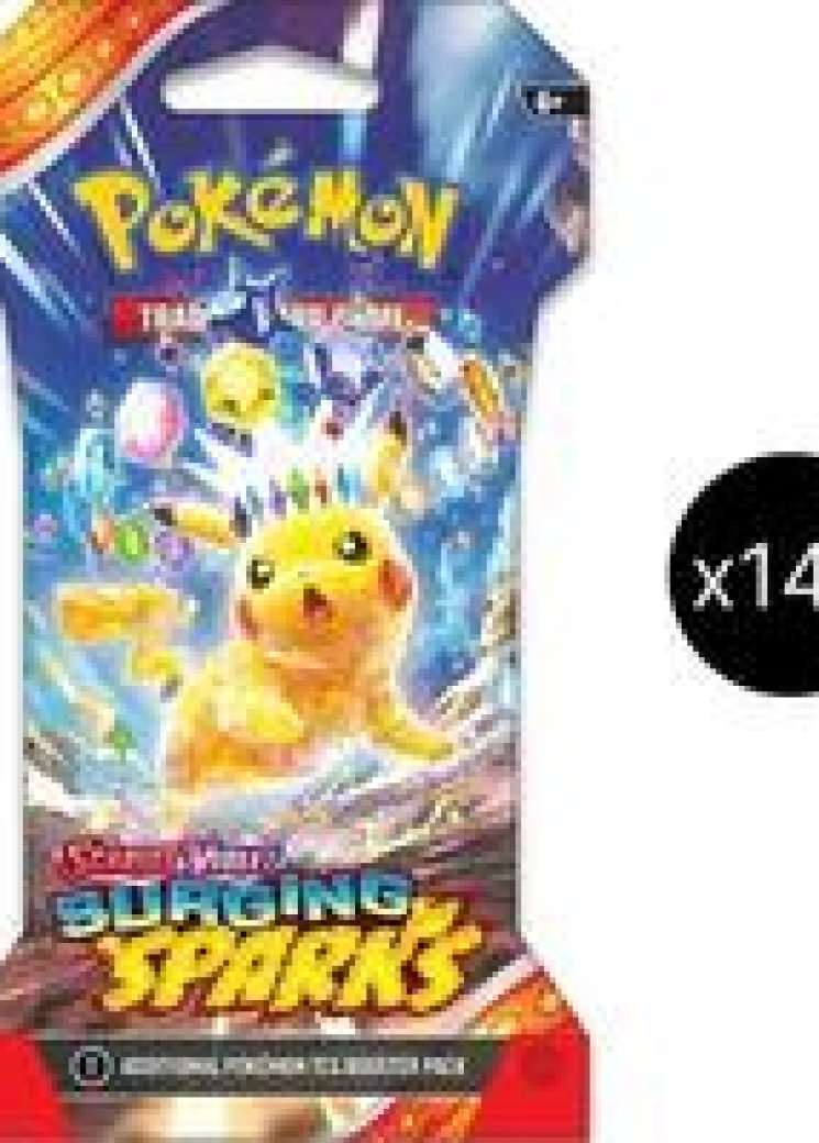 Surging Sparks Sleeved Booster Pack Case