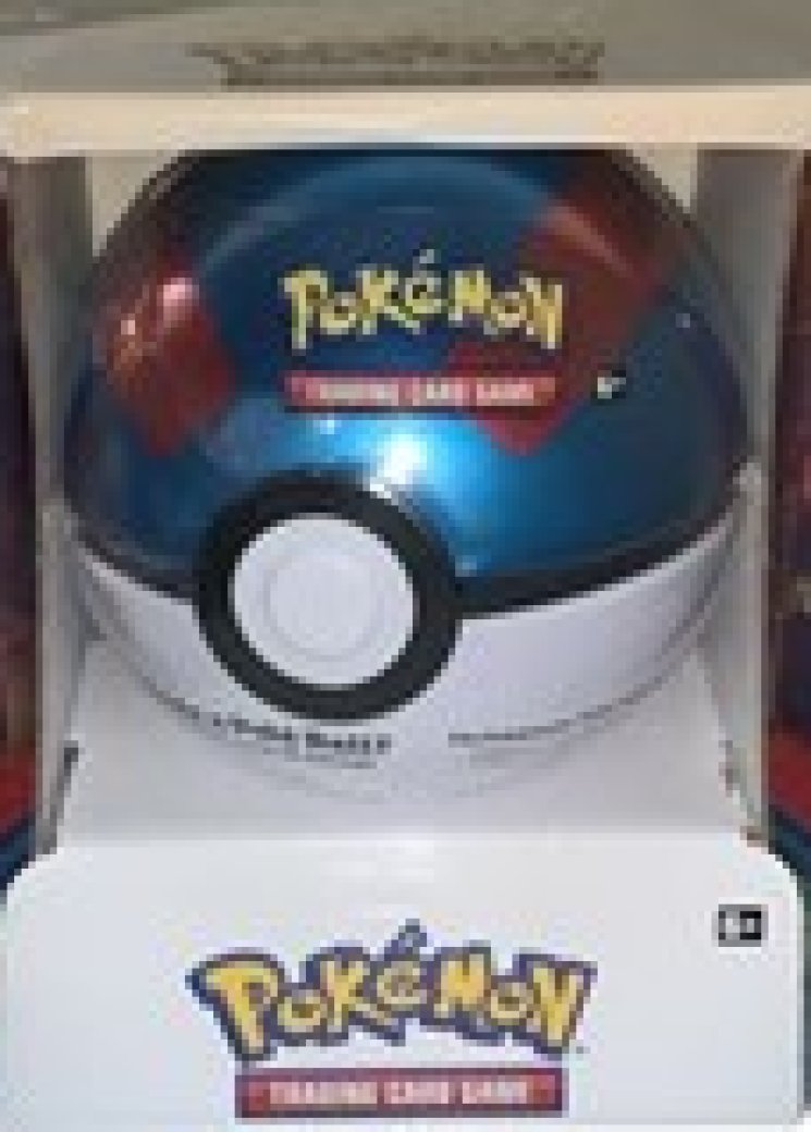 Pokemon - Poke Ball Tin + 2 Kanto Power Mini Tins - Great Ball