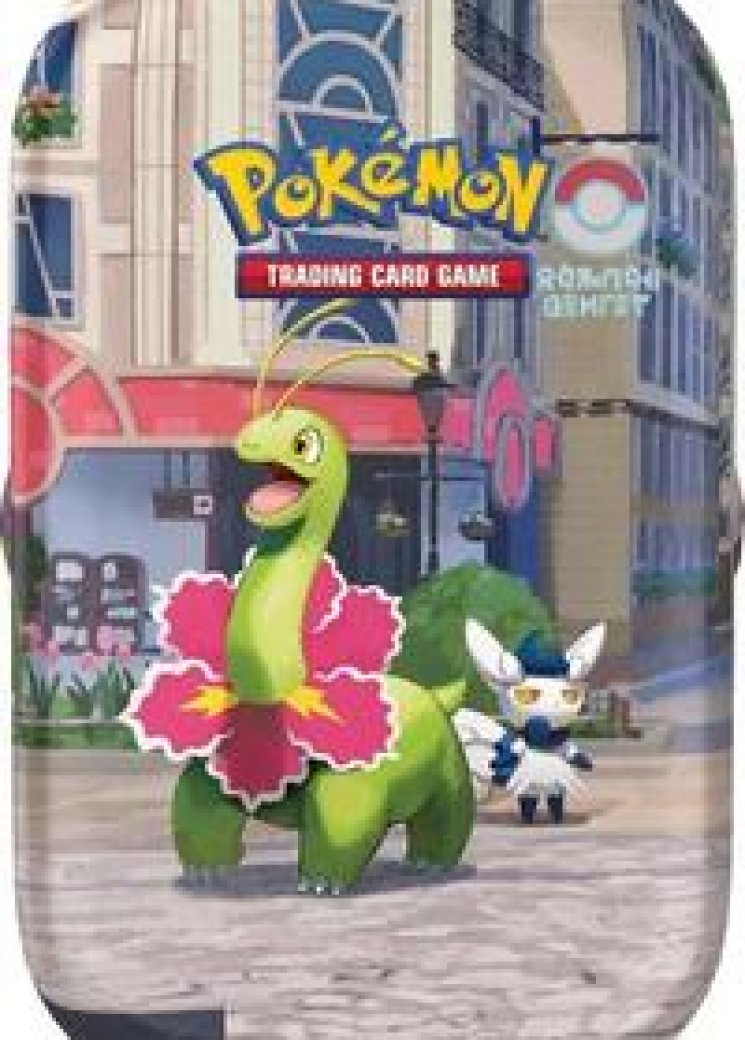 Lumiose City Mini Tin [Meganium & Meowstic]