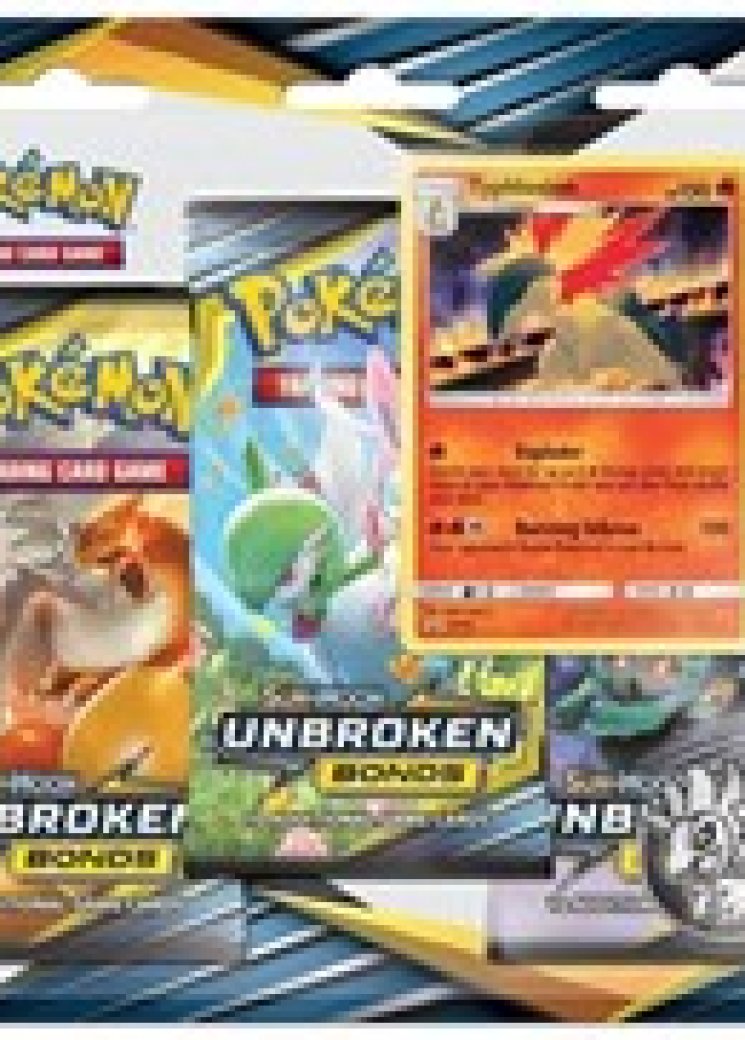 Unbroken Bonds 3 Pack Blister [Typhlosion]
