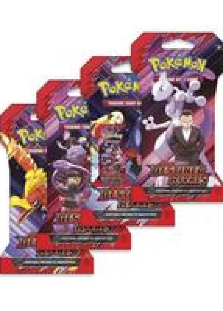 Destined Rivals Sleeved Booster Pack Art Bundle [Set of 4]