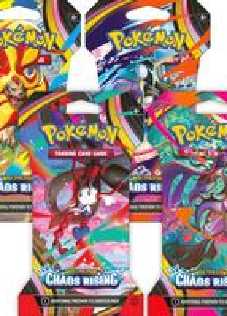 Chaos Rising Sleeved Booster Pack Art Bundle [Set of 4]