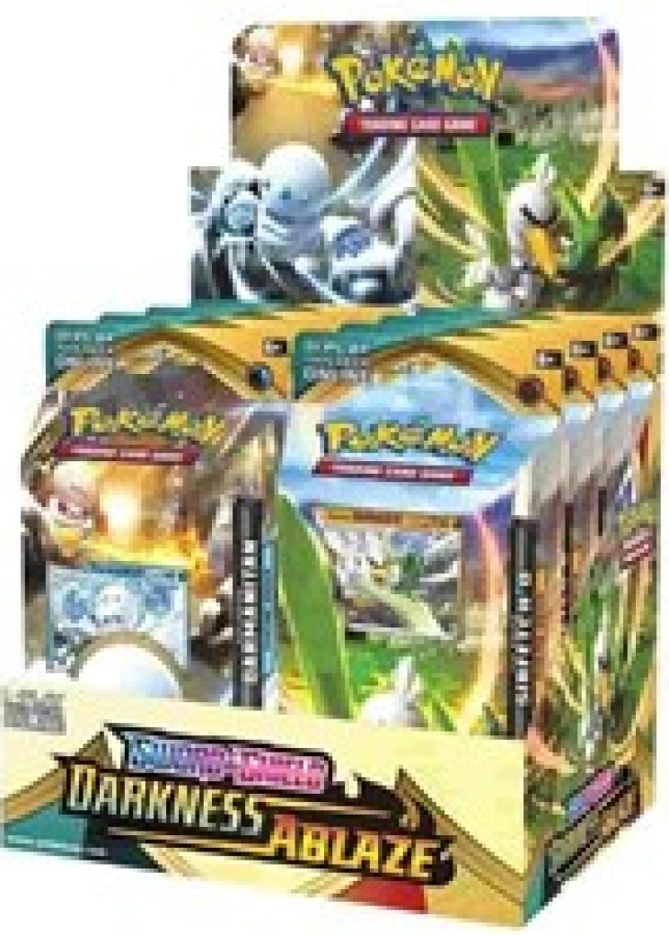 Darkness Ablaze Theme Deck Display