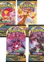 Darkness Ablaze Booster Pack Art Bundle [Set of 4]