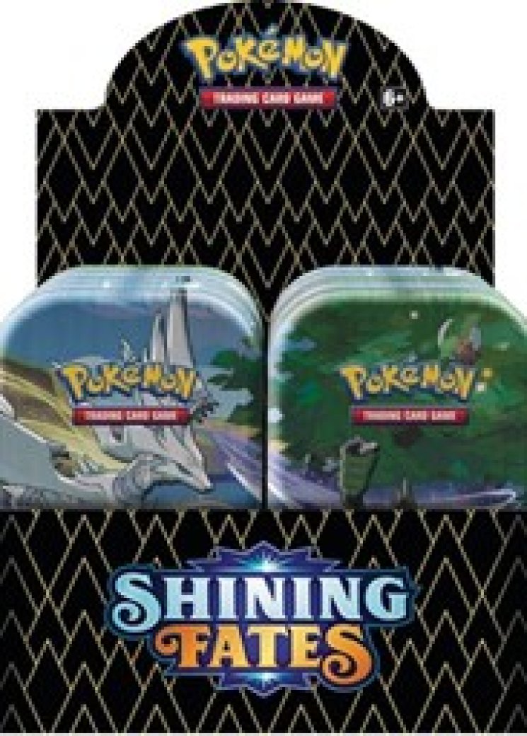 Shining Fates Mini Tin Display