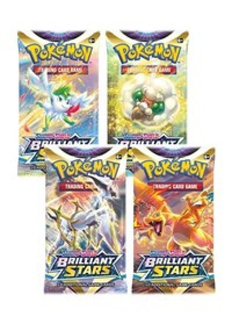 Brilliant Stars Booster Pack Art Bundle [Set of 4]