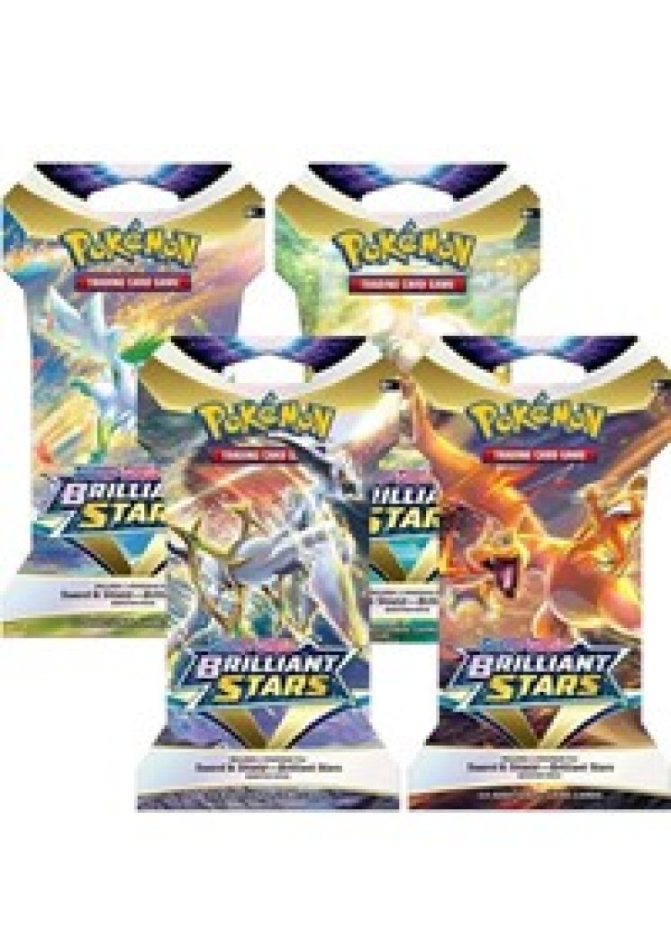 Brilliant Stars Sleeved Booster Pack Art Bundle [Set of 4]