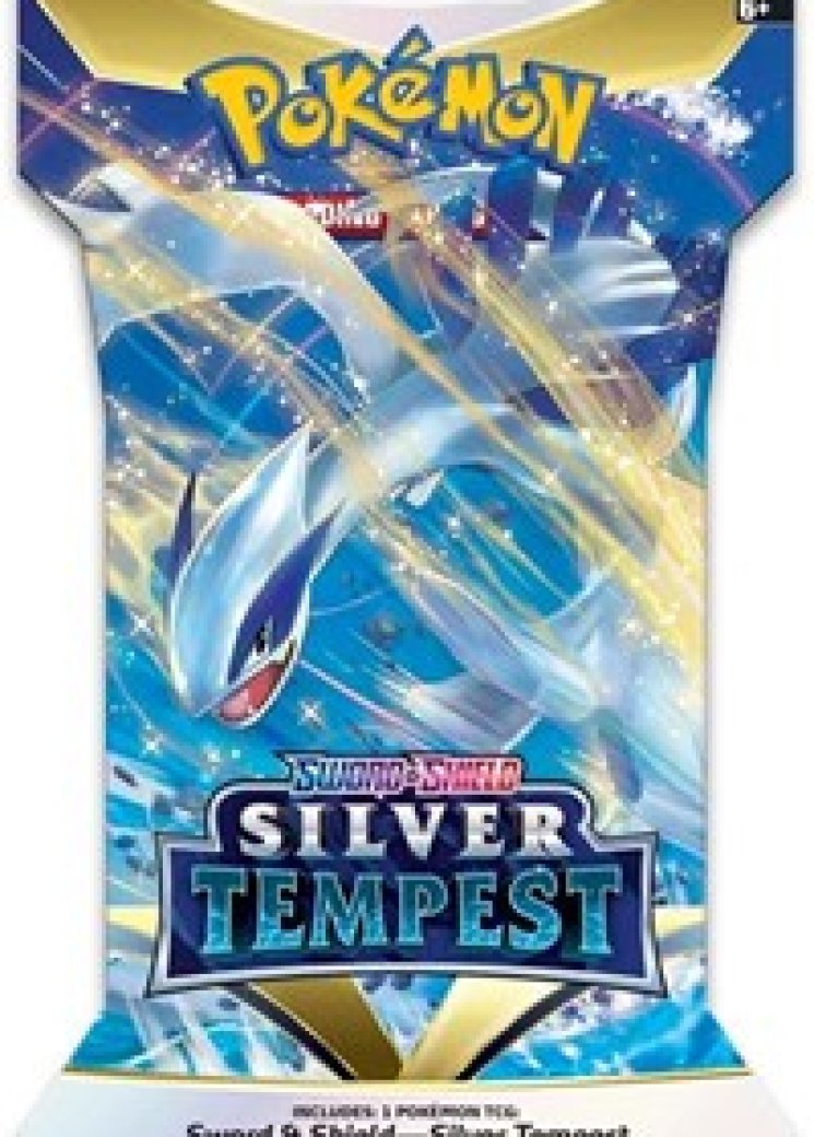 Silver Tempest Sleeved Booster Pack