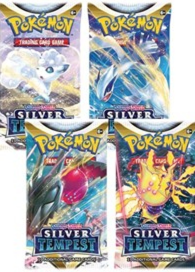 Silver Tempest Booster Pack Art Bundle [Set of 4]