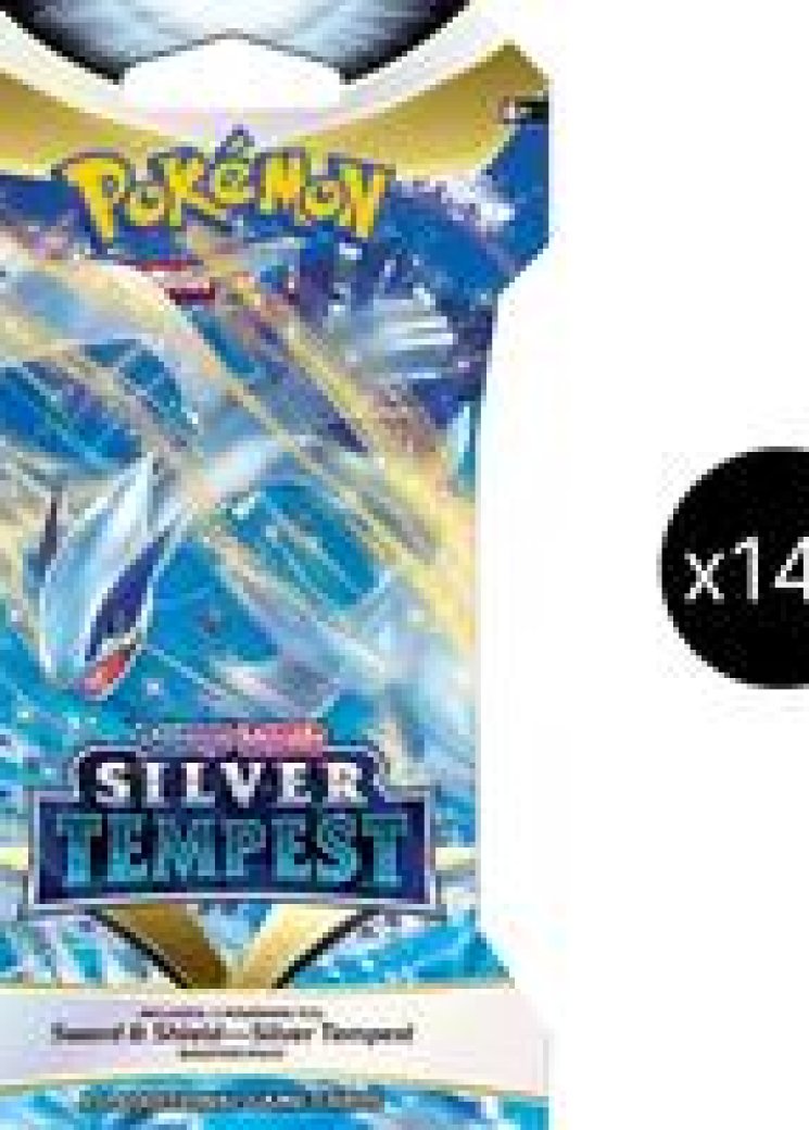 Silver Tempest Sleeved Booster Pack Case